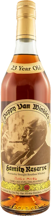 Pappy Van Winkle’s Family Reserve 23 Year Old official bottle